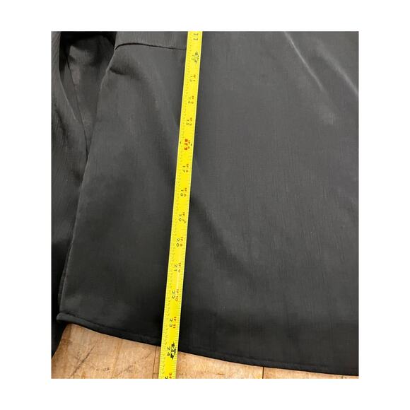 MISS ME Blouse Black Lacy, Long Sleeve, Keyhole, Goth, Semi-Sheer, Grunge - Picture 7 of 9